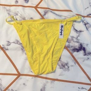 BootayBag bikini undies. Yellow, size M.